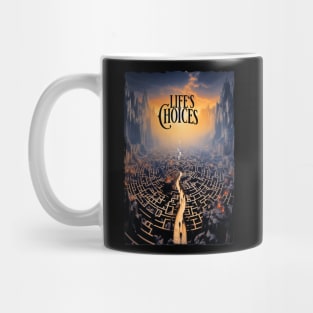 Inspirational Life's Choices Maze Design Mug